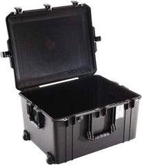Pelican Products, Inc. - 20-21/32" Wide x 14-7/8" High, Aircase w/Foam & Wheels - Black - USA Tool & Supply