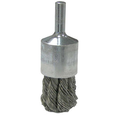 Vortec Pro 3/4″ Knot Wire End Brush, .020″ Steel Fill, 1/4″ Stem, Retail Pack - USA Tool & Supply