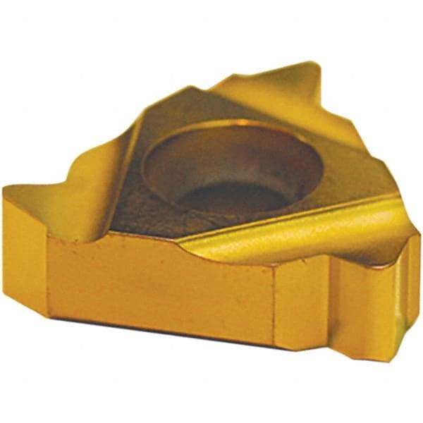 Tool-Flo - 22NR Internal Right Hand 4 API Rotary Shoulder Connections Laydown Threading Insert - Grade AC22F, AlTiN Coated Carbide - USA Tool & Supply