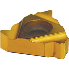 Tool-Flo - 22NR Internal Right Hand 4 API Rotary Shoulder Connections Laydown Threading Insert - Grade AC22F, AlTiN Coated Carbide - USA Tool & Supply