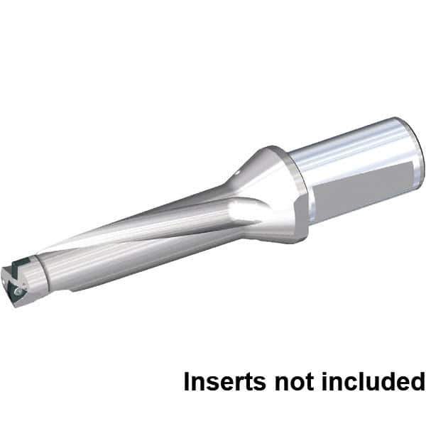 Kennametal - 2.756" Max Drill Depth, 4xD, 0.69" Diam, Indexable Insert Drill - 2 Inserts, 32mm Shank Diam, Whistle Notch Shank - USA Tool & Supply