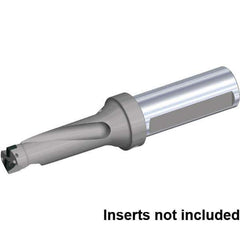 Kennametal - 4-1/8" Max Drill Depth, 3xD, 1-3/8" Diam, Indexable Insert Drill - 2 Inserts, 1-1/4" Shank Diam, Flange Shank - USA Tool & Supply