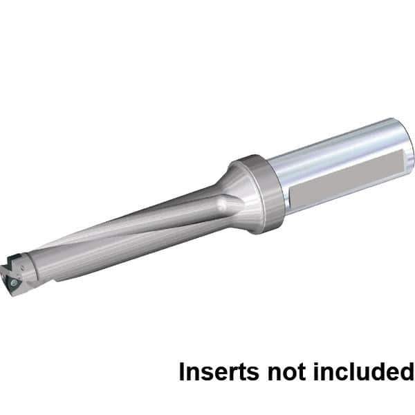 Kennametal - 4.22" Max Drill Depth, 5xD, 27/32" Diam, Indexable Insert Drill - 2 Inserts, 1" Shank Diam, Flange Shank - USA Tool & Supply