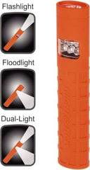 Bayco - LED Bulb, Industrial/Tactical Flashlight - Red Polycarbonate Body, AAA Batteries - USA Tool & Supply