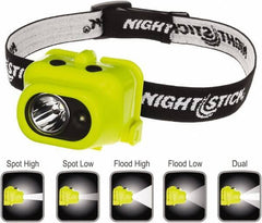 Bayco - LED Bulb, Hands-free Flashlight - Green Polycarbonate Body, AAA Batteries - USA Tool & Supply