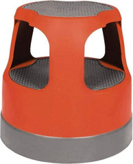 Cramer - 14-1/2" High, Red Scooter Stool - High Density Plastic, 300 Lb Capacity, Type IA Industry Rating - USA Tool & Supply