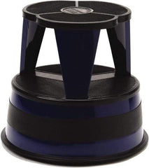 Cramer - 14-1/2" High, Navy Step Stool - Steel, 350 Lb Capacity, Type 1AA Industry Rating - USA Tool & Supply