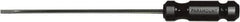 Paramount - 395mm OAL Cabinet Slotted Screwdriver - 300mm Blade Length, Round Shank, Acetate Handle - USA Tool & Supply