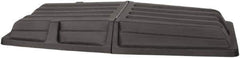 Wesco Industrial Products - 61" Long x 28-3/8" Wide x 7-1/2" High, Black Plastic Tilt Truck Lid - Use with Wesco 272575, 272576, 272577, 272578, 272579, 272580 - USA Tool & Supply