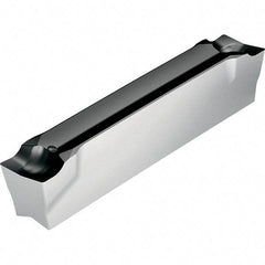 Walter - CF5 Grade WSM43S, 2mm Cutting Width Cutoff Insert - 0.2mm Corner Radius, TiAlN+Al2O3+(Al) Finish - USA Tool & Supply