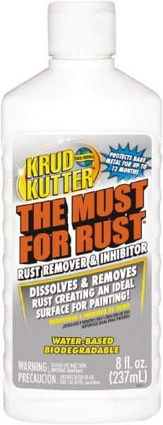 Krud Kutter - 8 oz Bottle Rust Remover - VOC Content g/L 45, Removes Rust Deposits - USA Tool & Supply