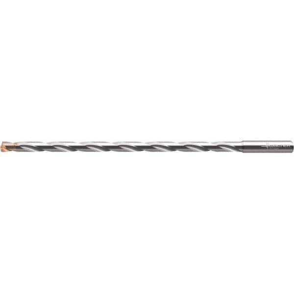 Walter-Titex - 3/8" 140° 2-Flute Solid Carbide Extra Length Drill Bit - USA Tool & Supply