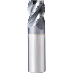 Supermill - Roughing End Mills; Mill Diameter (Inch): 1/2 ; Mill Diameter (Decimal Inch): 0.5 ; Number of Flutes: 4 ; Length of Cut (Decimal Inch): 2 ; Shank Diameter (Inch): 1/2 ; Shank Diameter (Decimal Inch): 0.5 - Exact Industrial Supply