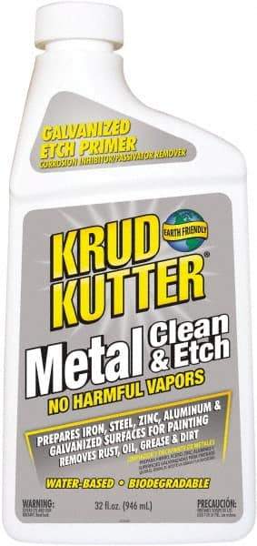 Krud Kutter - 32 Fl oz Bottle Cleaner/Etcher - 200 to 300 Sq Ft/Gal Coverage - USA Tool & Supply