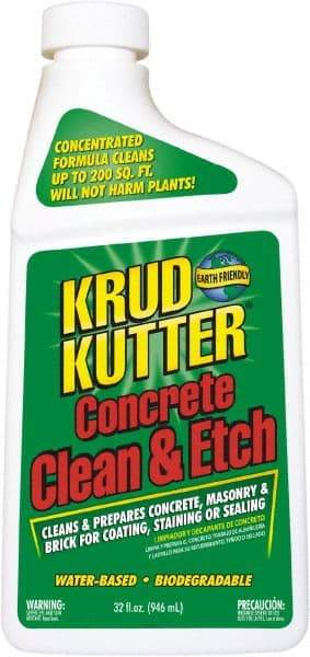 Krud Kutter - 32 Fl oz Spray Bottle Cleaner/Etcher - 200 to 300 Sq Ft/Gal Coverage - USA Tool & Supply