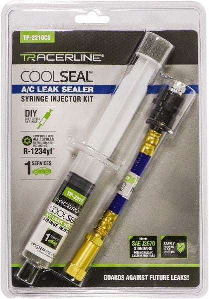 Spectroline - 3 Piece Automotive Leak Detector Kit - Uses UV Method, For A/C Systems & Hoses - USA Tool & Supply