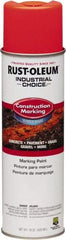 Rust-Oleum - 15 fl oz Orange Marking Paint - Water-Based Formula - USA Tool & Supply