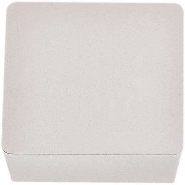 Seco - SPU421 NONE Grade TP2501 Carbide Turning Insert - Al2O3 Finish, 90° Square, 1/2" Inscr Circle, 1/8" Thick, 1/64" Corner Radius - USA Tool & Supply
