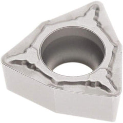 Seco - WCMT32.52 F1 Grade TP2501 Carbide Turning Insert - Al2O3 Finish, 80° Trigon, 3/8" Inscr Circle, 5/32" Thick, 1/32" Corner Radius - USA Tool & Supply