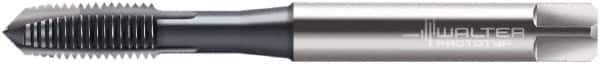 Walter-Prototyp - M8x1.25 Metric, 3 Flute, TiCN Finish, Cobalt Spiral Point Tap - Plug Chamfer, Right Hand Thread, 90mm OAL, 18mm Thread Length, 8mm Shank Diam, 6GX Class of Fit, Series M2023306 - Exact Industrial Supply