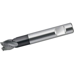 Walter-Prototyp - 6mm Diam, 7mm LOC, 4 Flute Solid Carbide 0.35mm Corner Radius Roughing End Mill - TiAlN Finish, 54mm OAL, 6mm Shank Diam, Single End, Extended Reach, 40° Helix - USA Tool & Supply