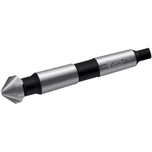 Walter-Titex - 26mm Head Diam, 3 Flute 90° High Speed Steel Countersink - Bright Finish, 106mm OAL, Single End, Morse Taper Shank, Right Hand Cut - USA Tool & Supply