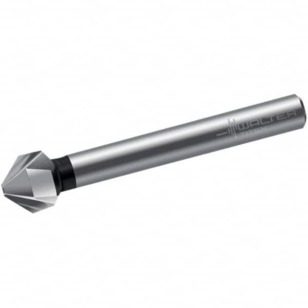 Walter-Titex - 30mm Head Diam, 12mm Shank Diam, 3 Flute 90° High Speed Steel Countersink - USA Tool & Supply