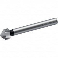 Walter-Titex - 4.3mm Head Diam, 4mm Shank Diam, 3 Flute 90° High Speed Steel Countersink - USA Tool & Supply