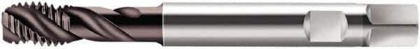 Walter-Prototyp - M14x2.00 Metric 3 Flute 6HX Modified Bottoming Spiral Flute Tap - Cobalt, Hardlube Finish, 110mm OAL, Right Hand Flute, Right Hand Thread, Series S2056302 - USA Tool & Supply