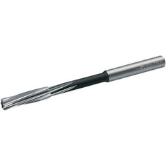 Walter-Titex - 9.93mm Cobalt 6 Flute Chucking Reamer - Spiral Flute, 10mm Straight Shank, 38mm Flute Length, 133mm OAL - USA Tool & Supply