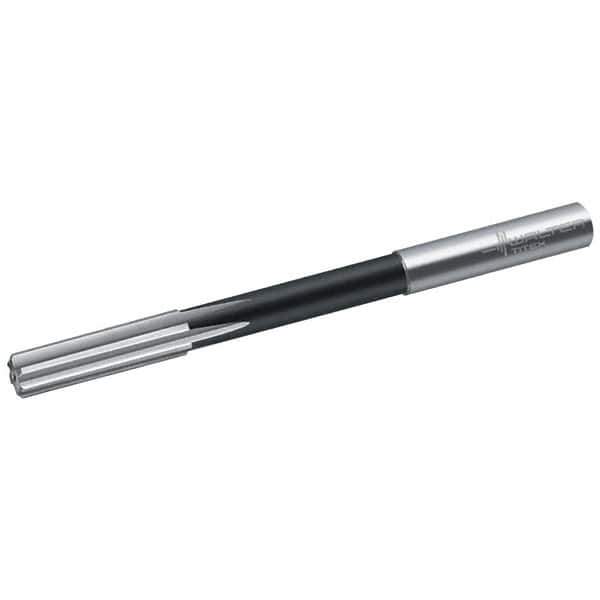 Walter-Titex - 7.9mm Cobalt 6 Flute Chucking Reamer - Straight Flute, 8mm Straight Shank, 33mm Flute Length, 117mm OAL - USA Tool & Supply