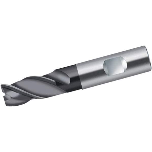 Walter-Prototyp - 10mm, 3 Flute, Single End, Solid Carbide, 1.5mm Corner Radius End Mill - 72mm OAL, 45° Helix, Right Hand Flute, 19mm LOC, Right Hand Cut, 30mm Extended Reach - USA Tool & Supply