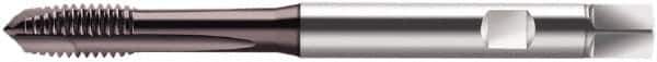 Walter-Prototyp - M8x1.25 Metric, 3 Flute, Hardlube Finish, Cobalt Spiral Point Tap - Plug Chamfer, Right Hand Thread, 90mm OAL, 12.5mm Thread Length, 8mm Shank Diam, 6HX Class of Fit, Series S2021302 - Exact Industrial Supply