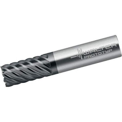 Walter-Prototyp - 1/8", 12.7mm LOC, 1/4" Shank Diam, 63.5mm OAL, 4 Flute, Solid Carbide Square End Mill - Single End, TiAlN Finish, Spiral Flute, 50° Helix, Right Hand Cut, Right Hand Flute - USA Tool & Supply