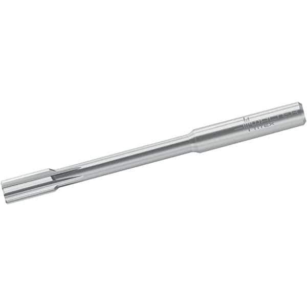 Walter-Titex - 9.98mm Solid Carbide 6 Flute Chucking Reamer - Straight Flute, 10mm Straight Shank, 20mm Flute Length, 120mm OAL - USA Tool & Supply