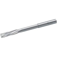 Walter-Titex - 8mm Solid Carbide 6 Flute Chucking Reamer - Spiral Flute, 8mm Straight Shank, 33mm Flute Length, 117mm OAL - USA Tool & Supply