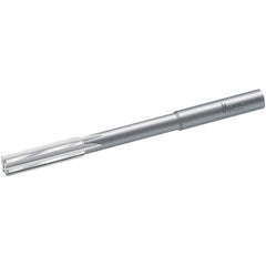 Walter-Titex - 9.5mm Solid Carbide 6 Flute Chucking Reamer - Straight Flute, 10mm Straight Shank, 36mm Flute Length, 125mm OAL - USA Tool & Supply