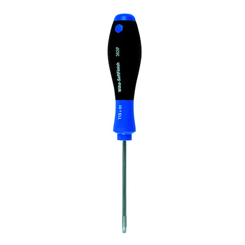 TorxPlus SoftFinish Cushion Grip Screwdriver, IP9 × 60 mm. 6.7″/171 mm Overall Length. Round blade, chrome-vanadium-molybdenum steel, hardened, hard chromed. Wiha chromtop finish on tips. Not for use in standard TORX fasteners. - USA Tool & Supply