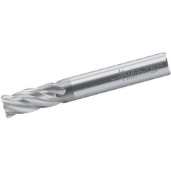 Walter-Prototyp - 16mm, 4 Flute, Single End, Solid Carbide, 1mm Corner Radius End Mill - 92mm OAL, Right Hand Flute, 32mm LOC, Right Hand Cut - USA Tool & Supply