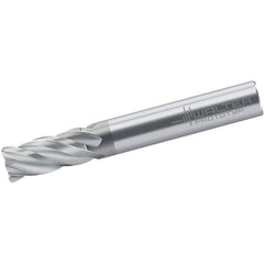 Walter-Prototyp - 10mm, 4 Flute, Single End, Solid Carbide, 1mm Corner Radius End Mill - 72mm OAL, Right Hand Flute, 22mm LOC, Right Hand Cut - USA Tool & Supply
