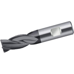 Walter-Prototyp - 8mm Diam, 19mm LOC, 4 Flute Solid Carbide Roughing Square End Mill - AlCrN Finish, 63mm OAL, 8mm Shank Diam, Single End, Centercutting, 30° Helix - USA Tool & Supply