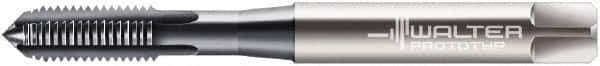 Walter-Prototyp - M7x1.00 Metric 6HX 4 Flute TiCN Finish Powdered Metal Straight Flute Machine Tap - Modified Bottoming, Right Hand Thread, 80mm OAL, 15mm Thread Length, Oversize - Exact Industrial Supply