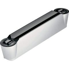 Walter - 3E500N25GX RD4 Grade WSM33S, 5mm Cutting Width Carbide Grooving Insert - 2.5mm Max Depth of Cut, Neutral, 2.5mm Corner Radius, TiAlN/Al2O3/ZrCN Finish - USA Tool & Supply