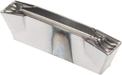 Walter - 2E300N03GX UF4 Grade WSM43S, 3mm Cutting Width Carbide Grooving Insert - 2mm Max Depth of Cut, Neutral, 0.3mm Corner Radius, TiAlN/Al2O3/Al Finish - USA Tool & Supply
