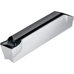 Walter - 2F300N02GX CE4 Grade WSM33S, 3mm Cutting Width Carbide Grooving Insert - Neutral, 0.2mm Corner Radius, TiAlN/Al2O3/ZrCN Finish - USA Tool & Supply