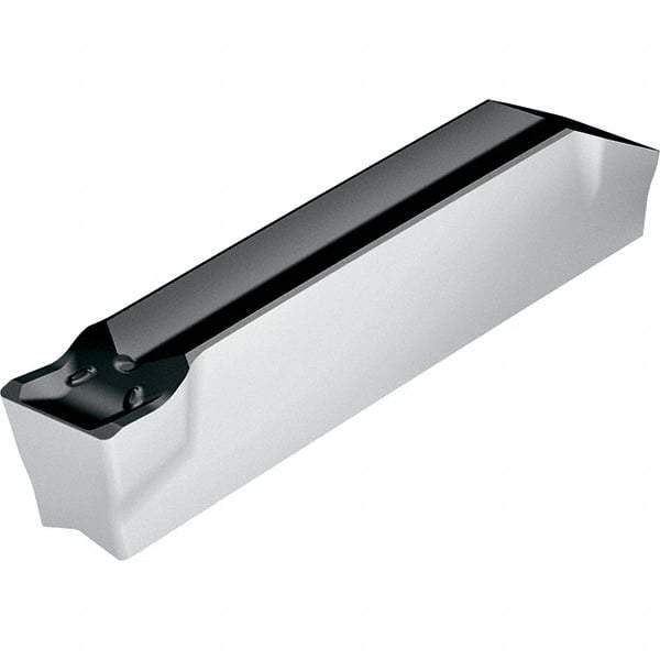 Walter - 3F400N03GX CE4 Grade WSM33S, 4mm Cutting Width Carbide Grooving Insert - Neutral, 0.3mm Corner Radius, TiAlN/Al2O3/ZrCN Finish - USA Tool & Supply