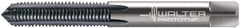 Walter-Prototyp - M12x1.75 Metric 6H 3 Flute TiCN Finish Solid Carbide Straight Flute Machine Tap - Modified Bottoming, Right Hand Thread, 110mm OAL, 36mm Thread Length, Oversize - Exact Industrial Supply