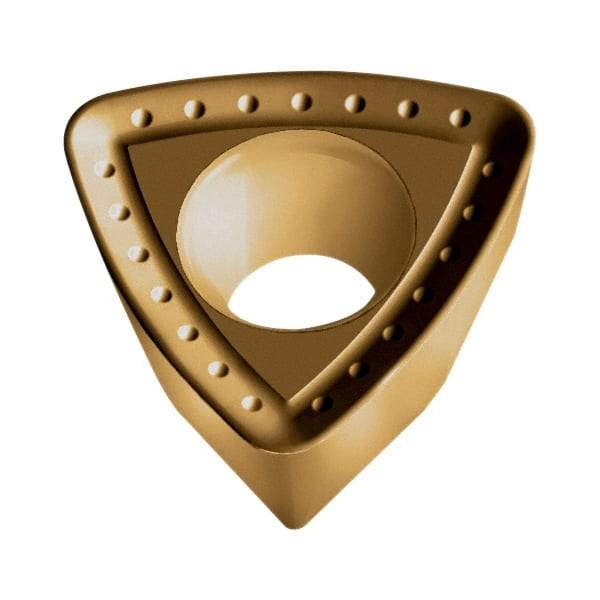 Walter - P26335R10 Grade WKP35S Carbide Milling Insert - TiCN/Al2O3/TiCN Finish, 1/8" Thick, 0.266" Inscribed Circle, 0.79mm Corner Radius - USA Tool & Supply