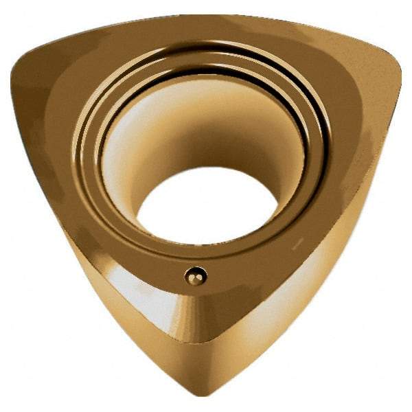 Walter - P26337R14 Grade WKP35S Carbide Milling Insert - TiCN/Al2O3/TiCN Finish, 0.156" Thick, 3/8" Inscribed Circle, 1.19mm Corner Radius - USA Tool & Supply