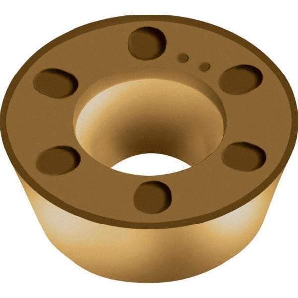 Walter - RDMW2006M0 A27 Grade WKP25S Carbide Milling Insert - TiCN/Al2O3/TiCN Finish, 1/4" Thick, 20mm Inscribed Circle - USA Tool & Supply